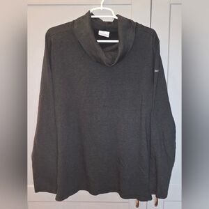 Columbia Women’s Cowl Neck Pullover Top XL Gray Long Sleeve Casual Outdoor Top